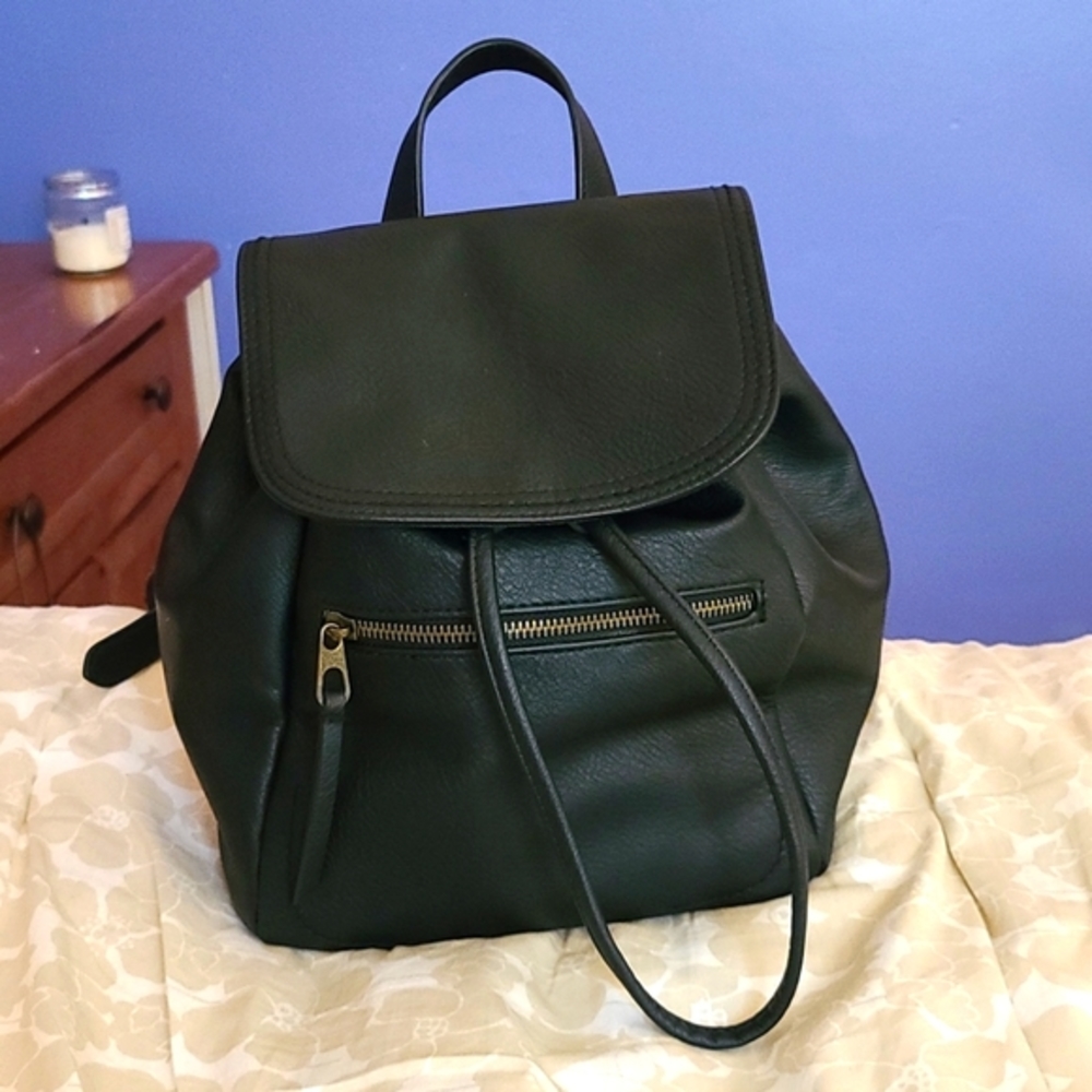Black Mini Backpack